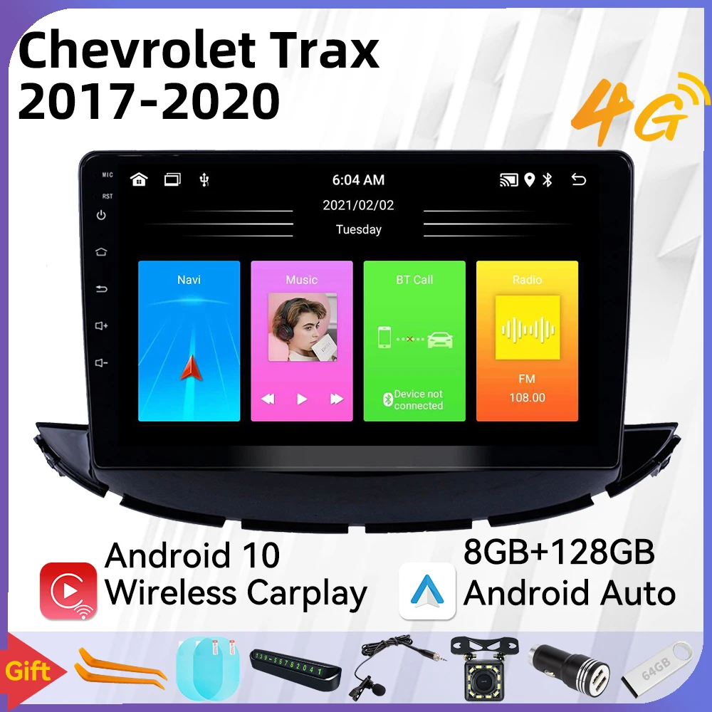 

9 Inch Android Car Stereo Receiver for Chevrolet Trax 2017-2020 2 Din Car Radio GPS WIFI Navigation Multimedia Player Head Unit