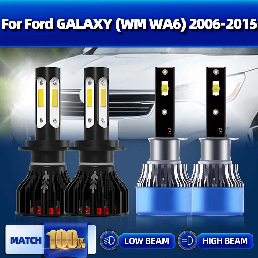 

Canbus LED Headlight Bulbs 40000LM Super Bright Car Light 6000K 12V For Ford GALAXY (WM WA6) 2006-2010 2011 2012 2013 2014 2015