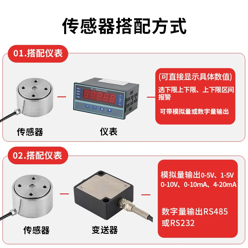 Jinnuo JHBM-H3 плоский фланцевый датчик силы взвешивания Гравитационный давления