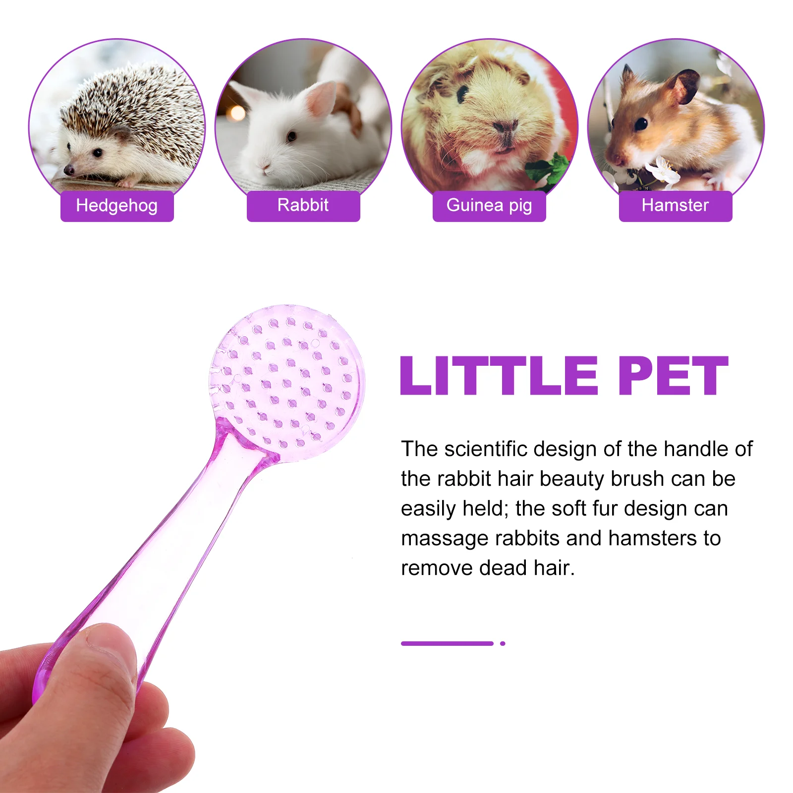 Набор из 4 шт. щетка для ванны домашних животных игрушки щенков хомяк чистый ежик