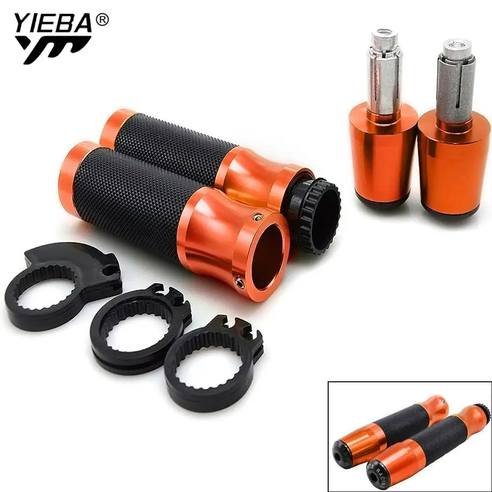 22mm Motorcycle pit bike handlebar grips set hand bar ends hand cap for   250 EXC SIX DAYS 250 EXC-F 250 EXC-F SIX DAYS 250 XC