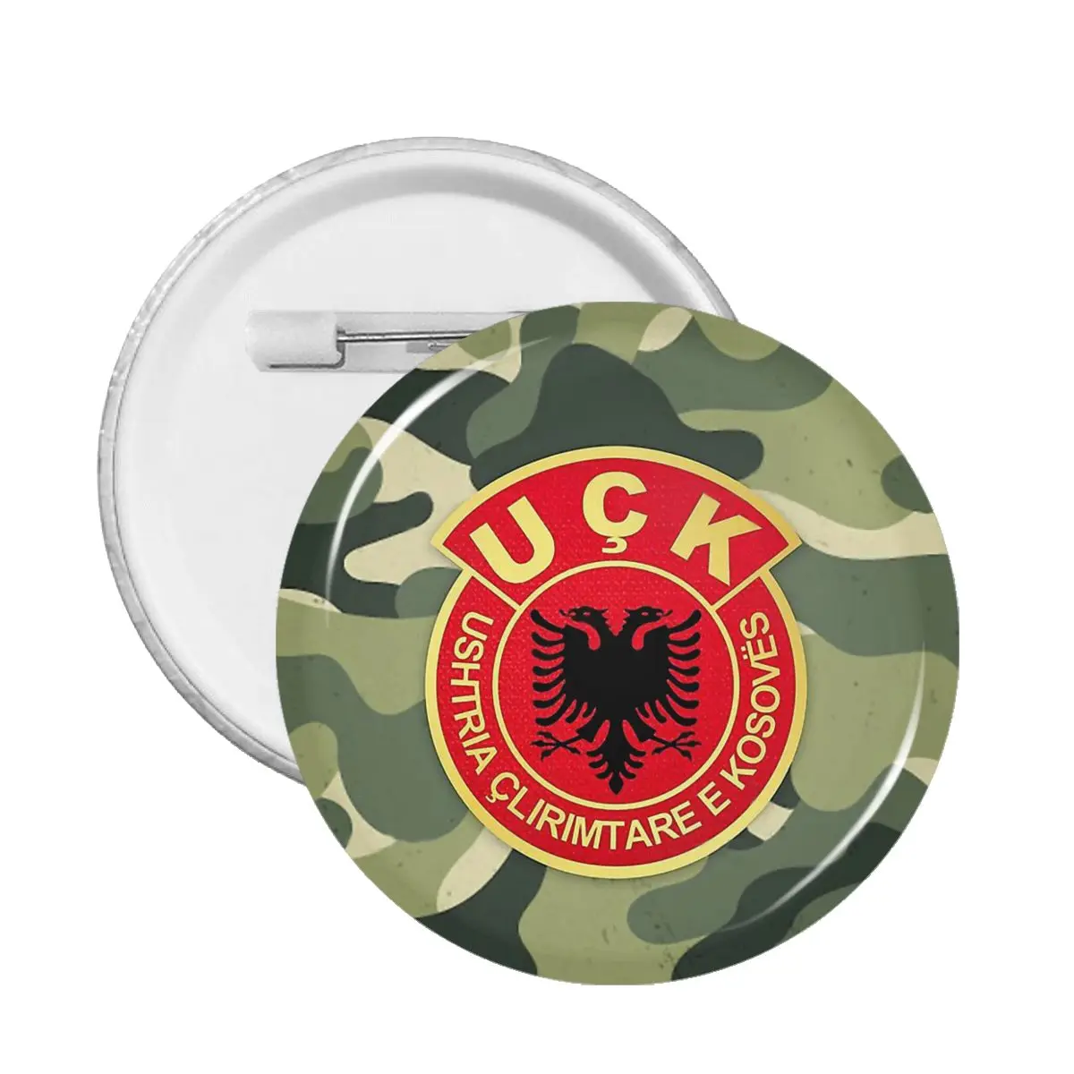 

Значки-значки UCK с национальным флагом, милые Значки для друзей, броши для сумки