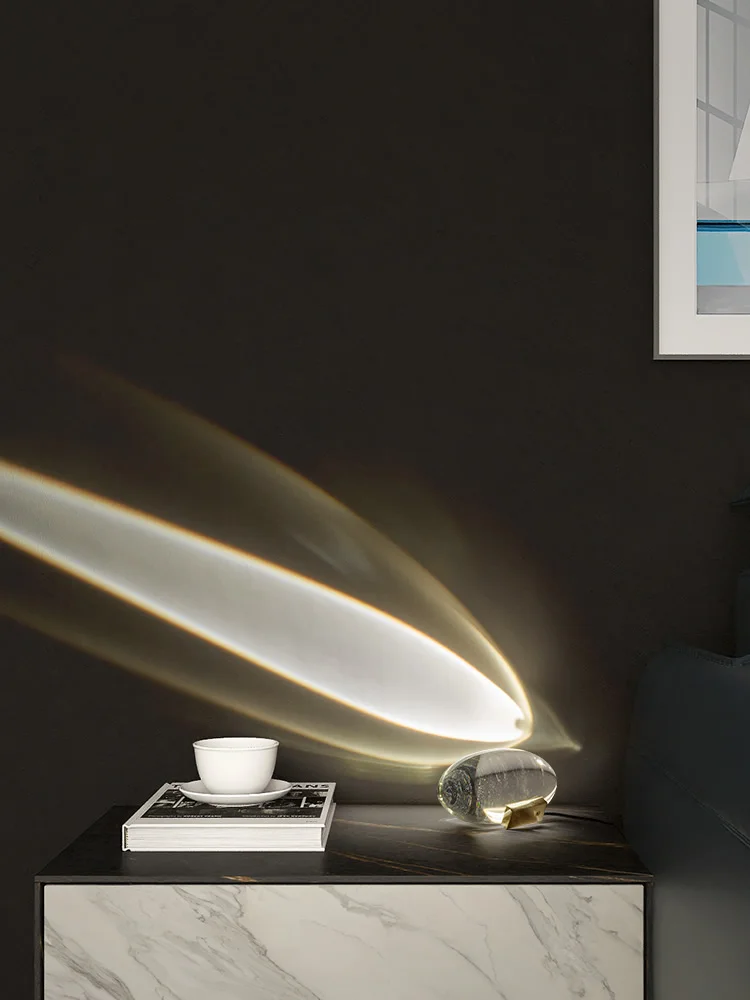 

Crystal Decorative Table Lamp Living Room Study Bedroom Bedside Lamp Personality Colorful Atmosphere Net Red Projection Lamp