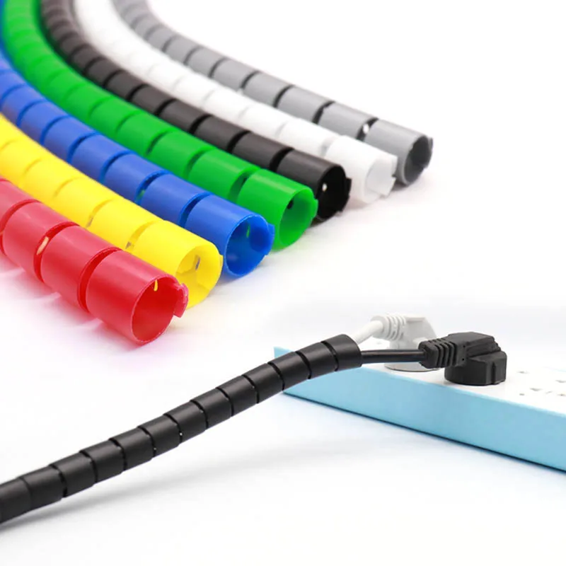 

Защитная спиральная намотка для труб, 8/10/15/20/25 мм, 1 м, обмотка кабеля