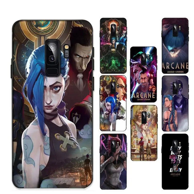 

Anime Arcane Jinx Vi Phone Case For Samsung Galaxy S 20lite S21 S21ULTRA s20 s20plus for samsung S 21plus 20UlTRA capa