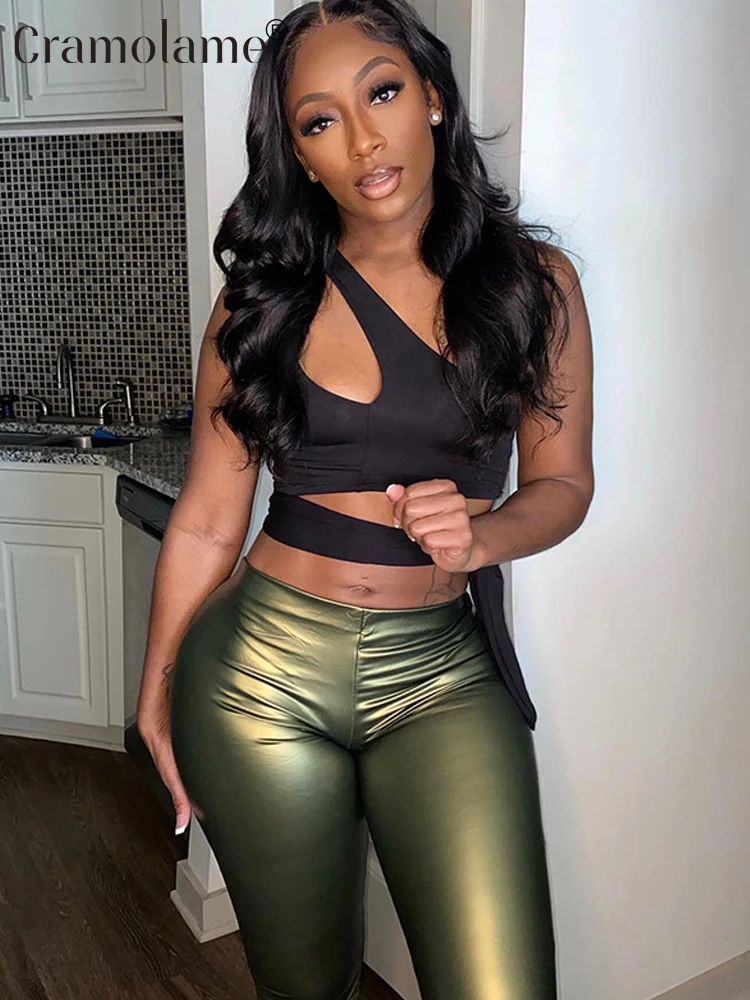 

Женский укороченный топ на одно плечо, черная или белая Повседневная футболка-корсет с вырезами, лето 2022