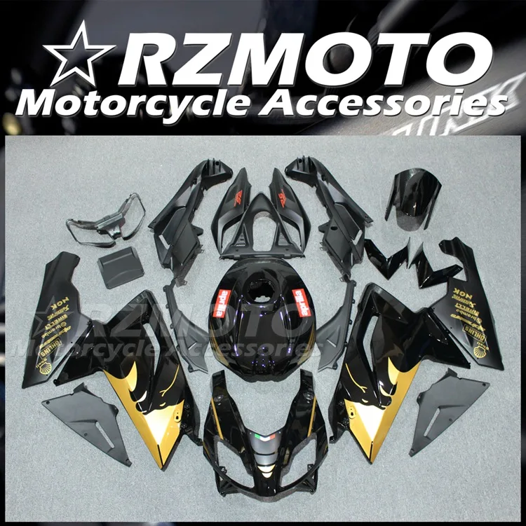

New ABS Motorcycle Fairings Kit Fit for Aprilia RS125 RS4 50 125 2006 2007 2008 2009 2010 2011 06 - 11 Bodywork set Golden