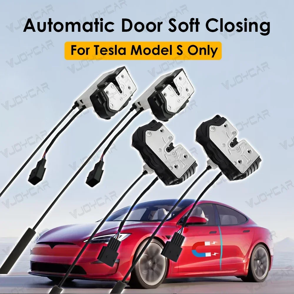 Умный электрический всасывающий дверной замок VJOYCAR для Te sla Model S автомобильные