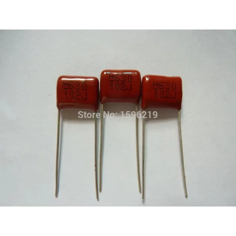 10 шт. CBB 102 J 630V 102J 5% CBB13 0 001 UF 1nF P10 Металлизированный Полипропиленовый пленочный