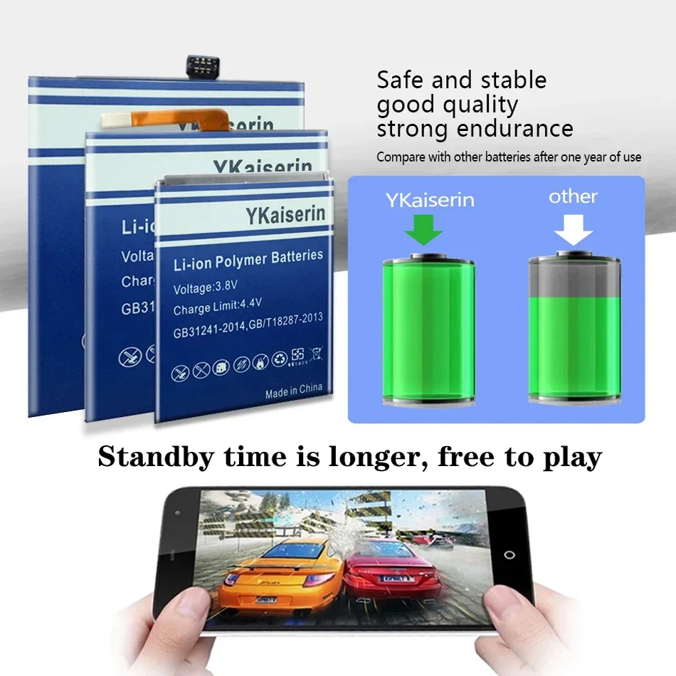 Аккумулятор ykaisin BAT22M19T5180 (S51 S61) 6300 мАч Для DOOGEE S61 S51 мобильный телефон