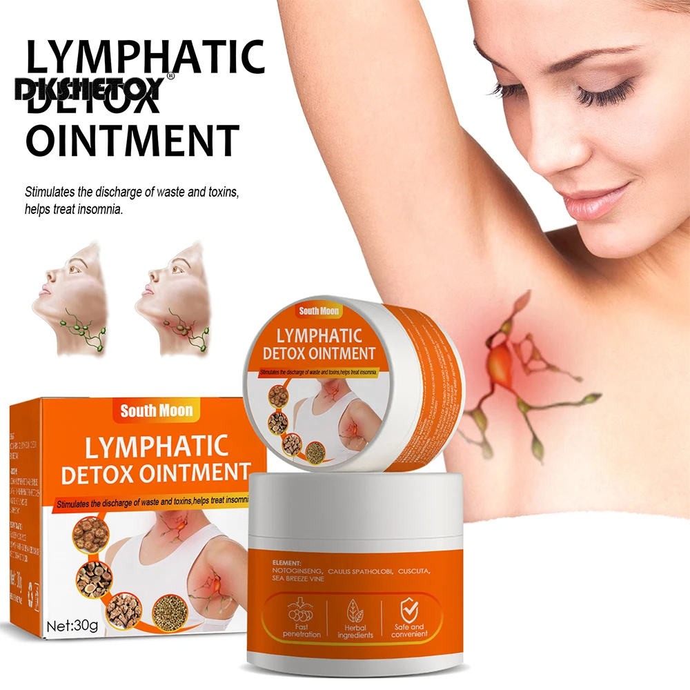 

Lymphatic Detox Cream Armpit Lymph Nodes Medicine Cream Neck Lymph Anti-Swelling Herbal Detox Cream Herbs Ointment For Women Men