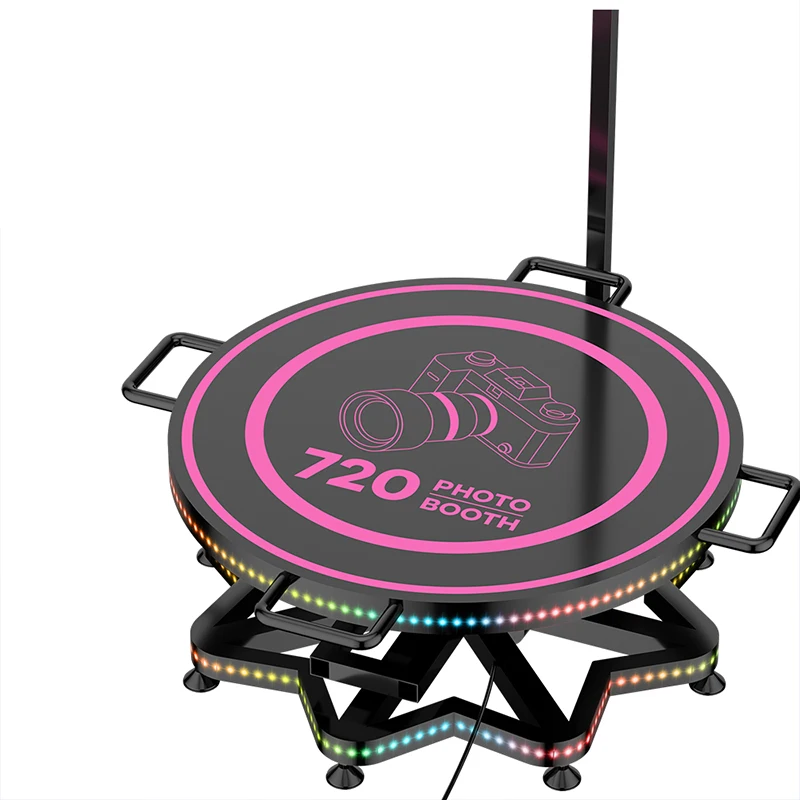 

Mobile portable best 360 picture photo booth mini video photobooth platform automatic with carry bag