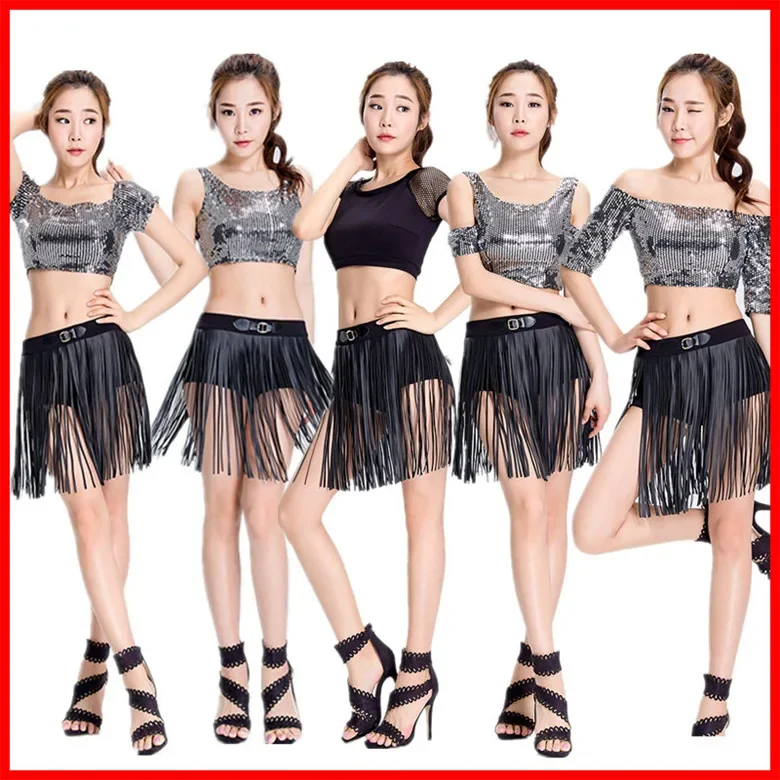 Современный танцевальный бар женский сценический костюм для джазовых танцев