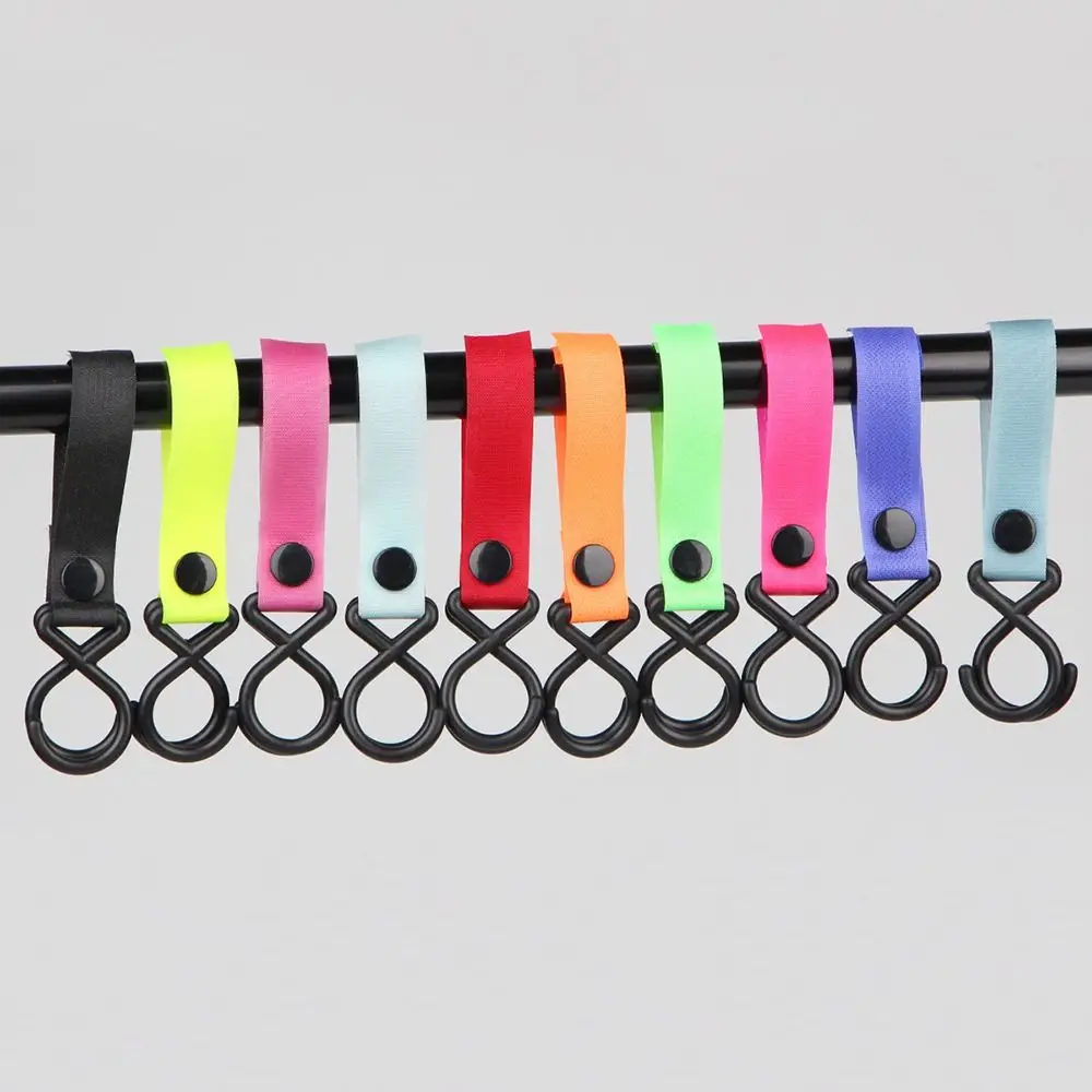 

Multi-function Nylon Stroller Accessories Stroller Pram Bag Hook Shopping Bag Clip Storage Bag Hook Baby Stroller Hooks