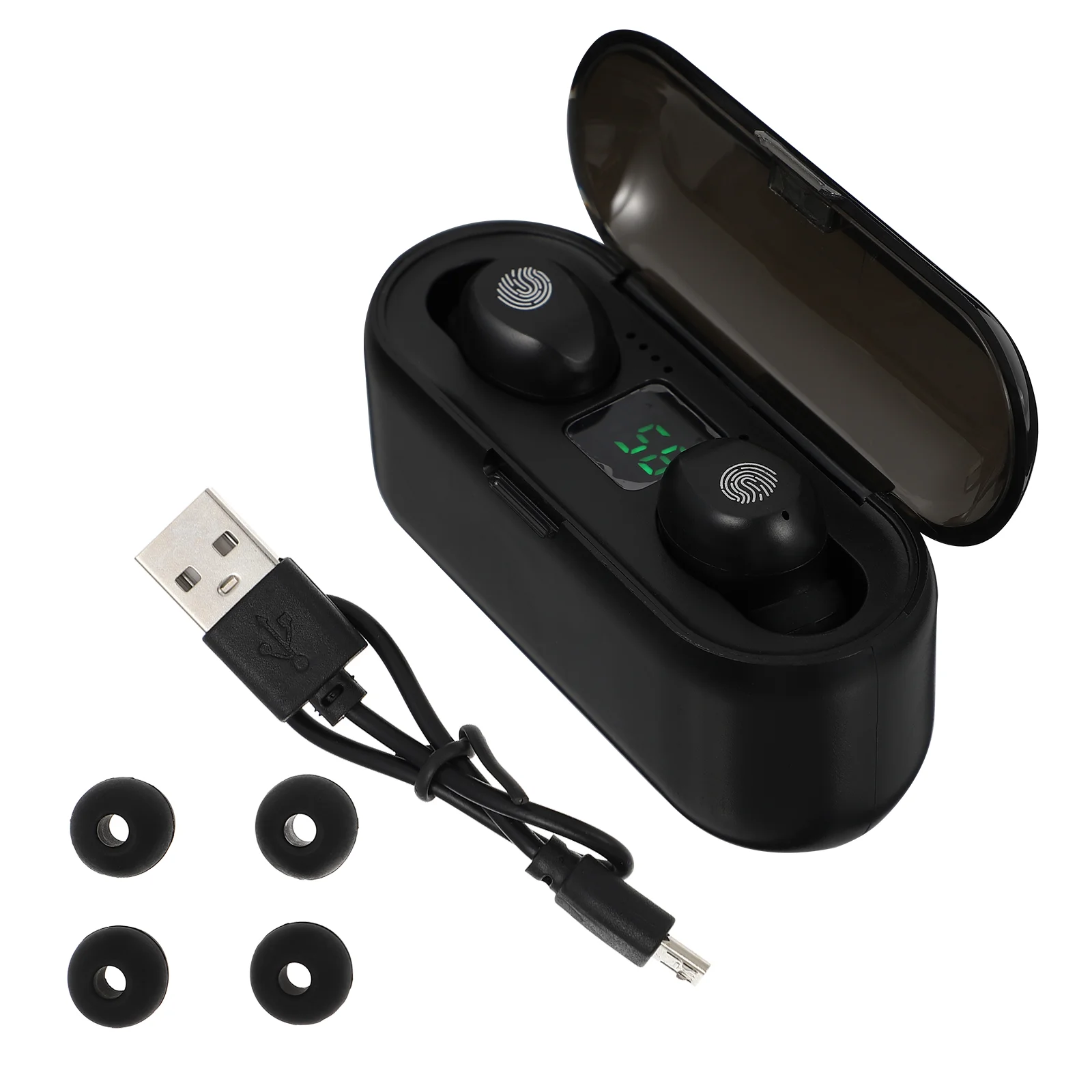 

1 Set V5. 0 Wireless Earphones Noise Reduction Control Sports Headset