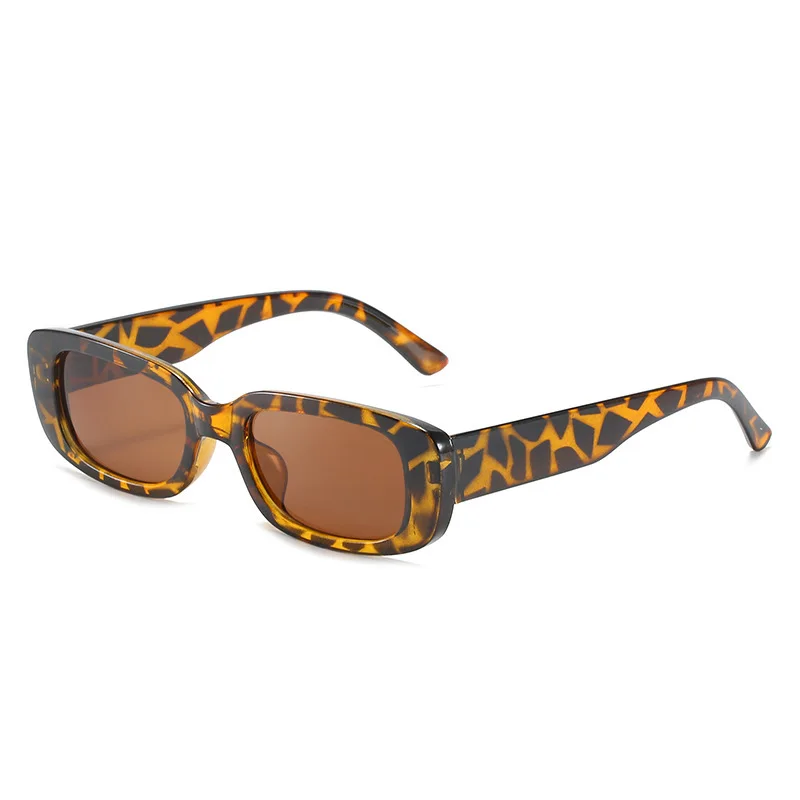 2022 New Square Eyewear Fashion Vintage Sunglasses Women Brand Designer Retro Rectangle Sun Glasses Female Ins Popular Colorful |