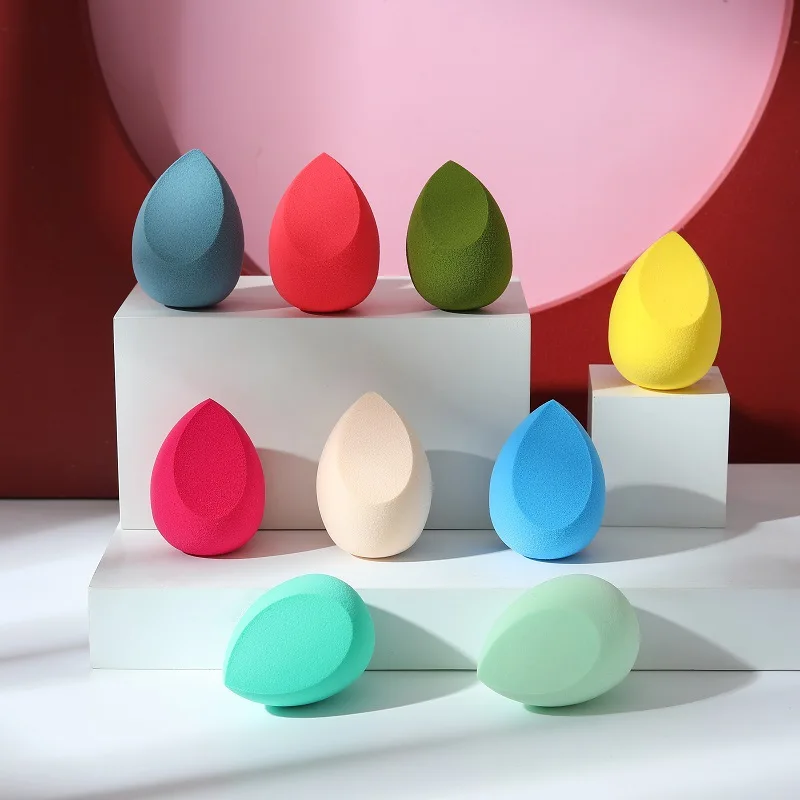 

HEALLOR 1pcs Cosmetics Puff Makeup Sponge Concealer Foundation Soft Beauty Tools Wet Dry Dual Use Gourd Water Droplets Shape