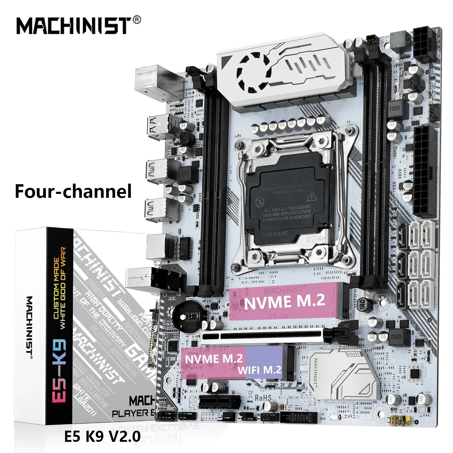 Материнская плата MACHINIST X99 LGA2011-3 с поддержкой Xeon 2670 V3 2683 2667 v4 набор процессоров DDR4
