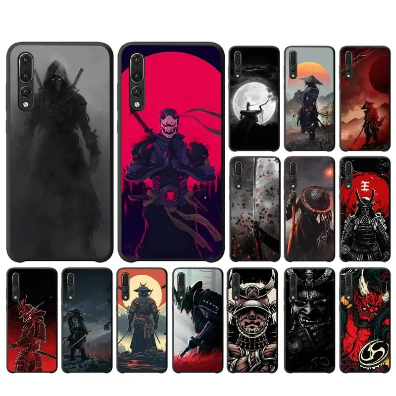 

Japanese samurai Phone Case for Huawei P30 40 20 10 8 9 lite pro plus Psmart2019