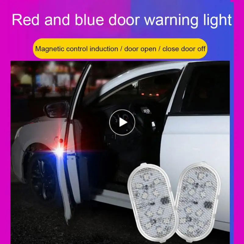 

Anti-collision Led Strobe Anti-tail Light Anti-collision Car Openning Door Warning Light Safety Two-color Flash Lights