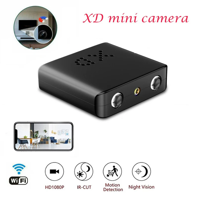 

Камера ночного видения 4K Full HD 1080P Мини IP камера XD WiFi