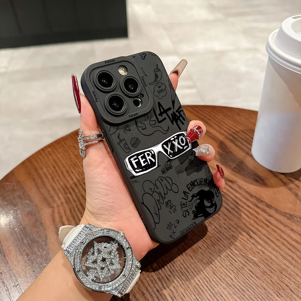 Чехол для телефона Feid Nitro Jam Ferxxo защитный чехол iPhone 16 15 14 13 12 11 X XR Xs Plus Pro Max Mini