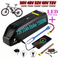 electric bicycle battery hailong 18650 cells pack 48v 52v 36v 72v 17ah 21ah 33ah 750w 1000w 1500w powerful bicycle li battery