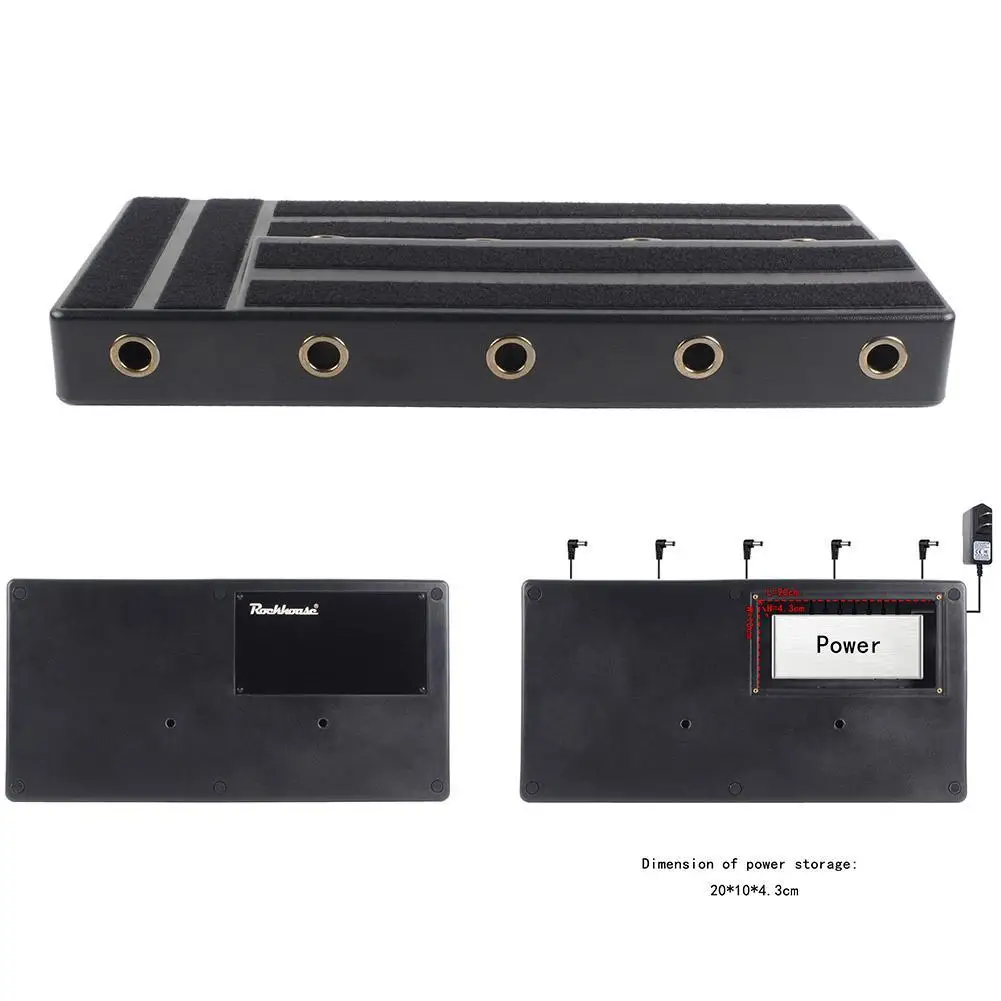 Педаль для гитары Эффекторная плата LEKATO чехол педали с отделением блока питания