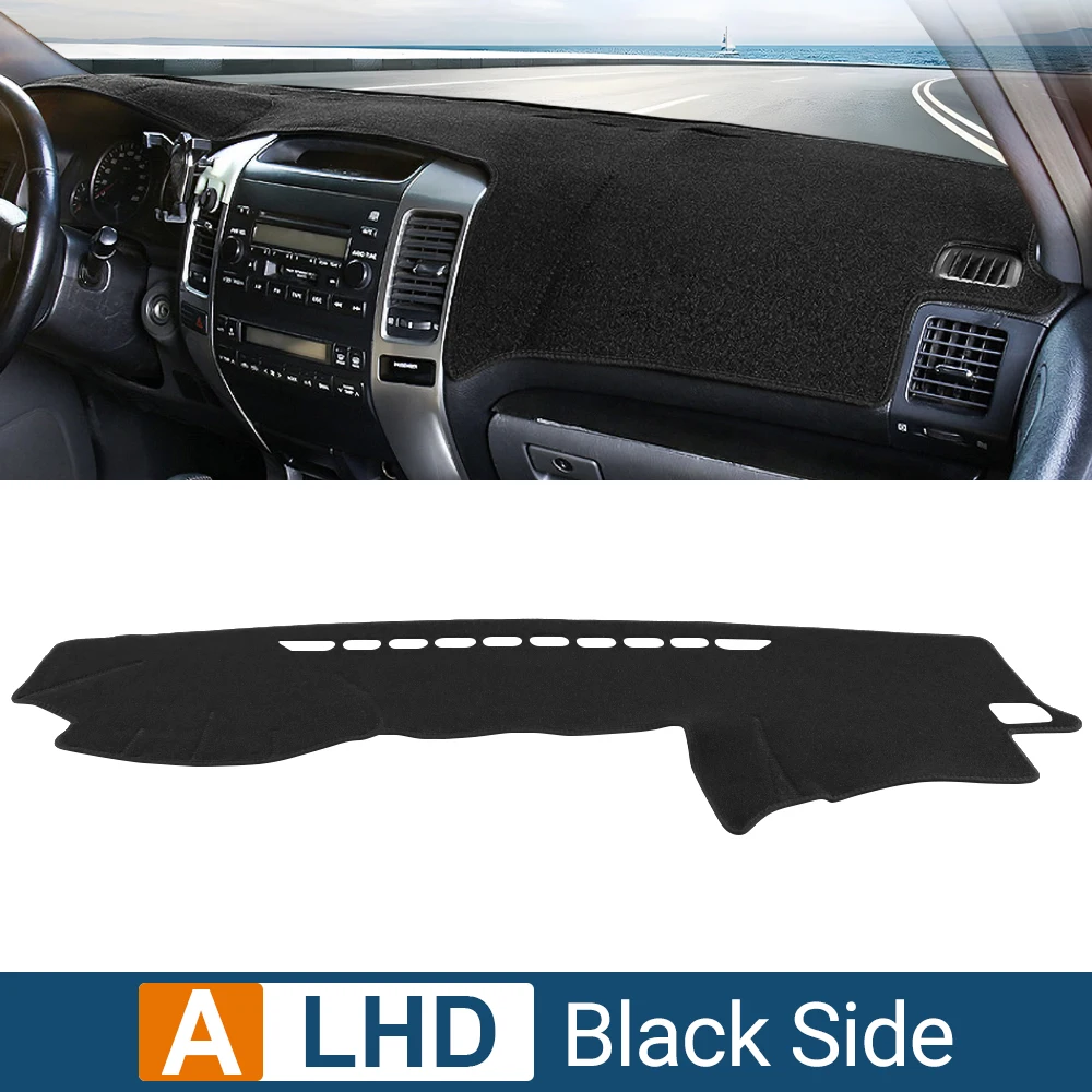 

Чехол на приборную панель автомобиля, коврики от солнца, избегайте света, ковры для Toyota Land Cruiser Prado 120 J120 2003 2004 2005 2006 2007 2008 2009