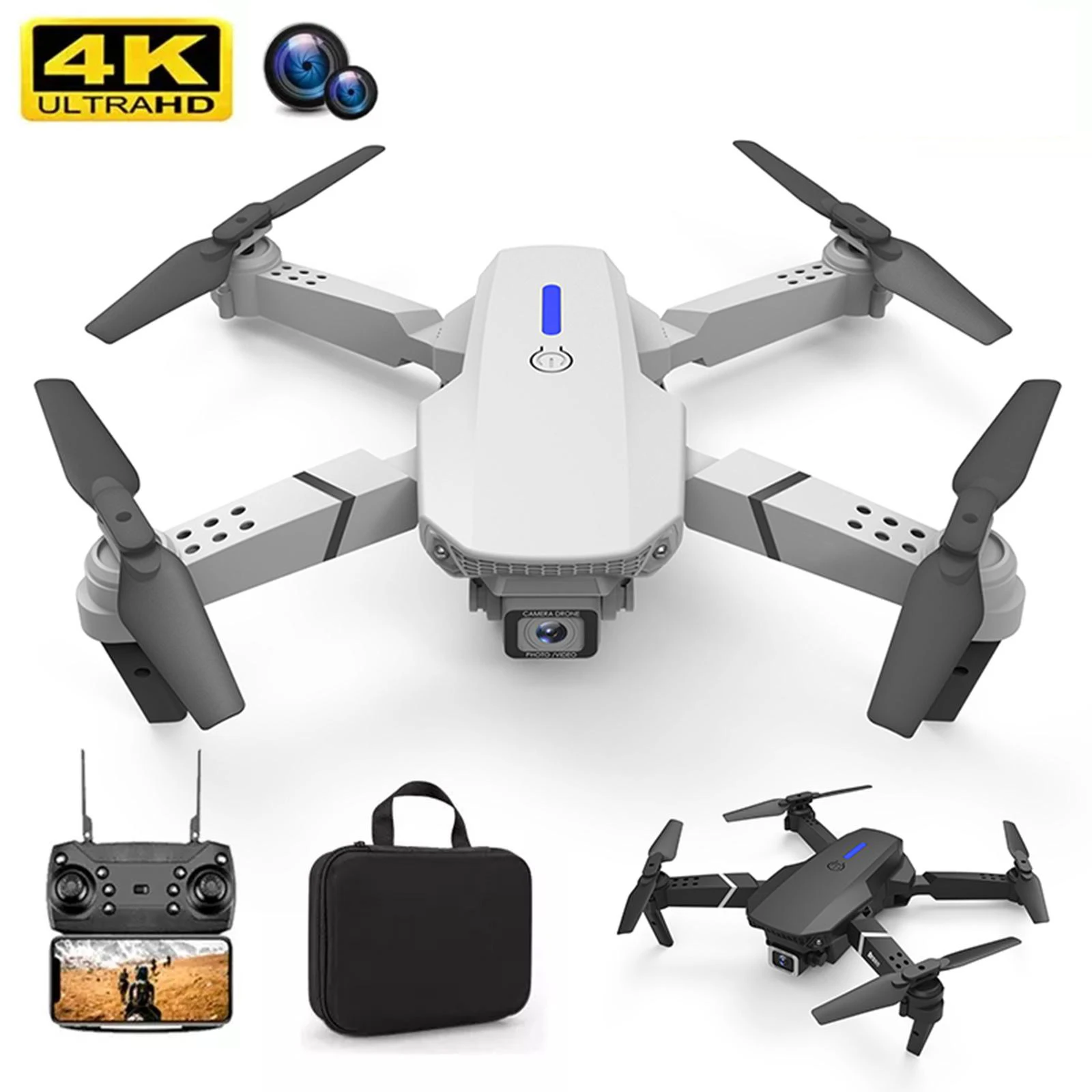 

Квадрокоптер E99 E88 Pro складной, Wi-Fi, Fpv, 4k камера