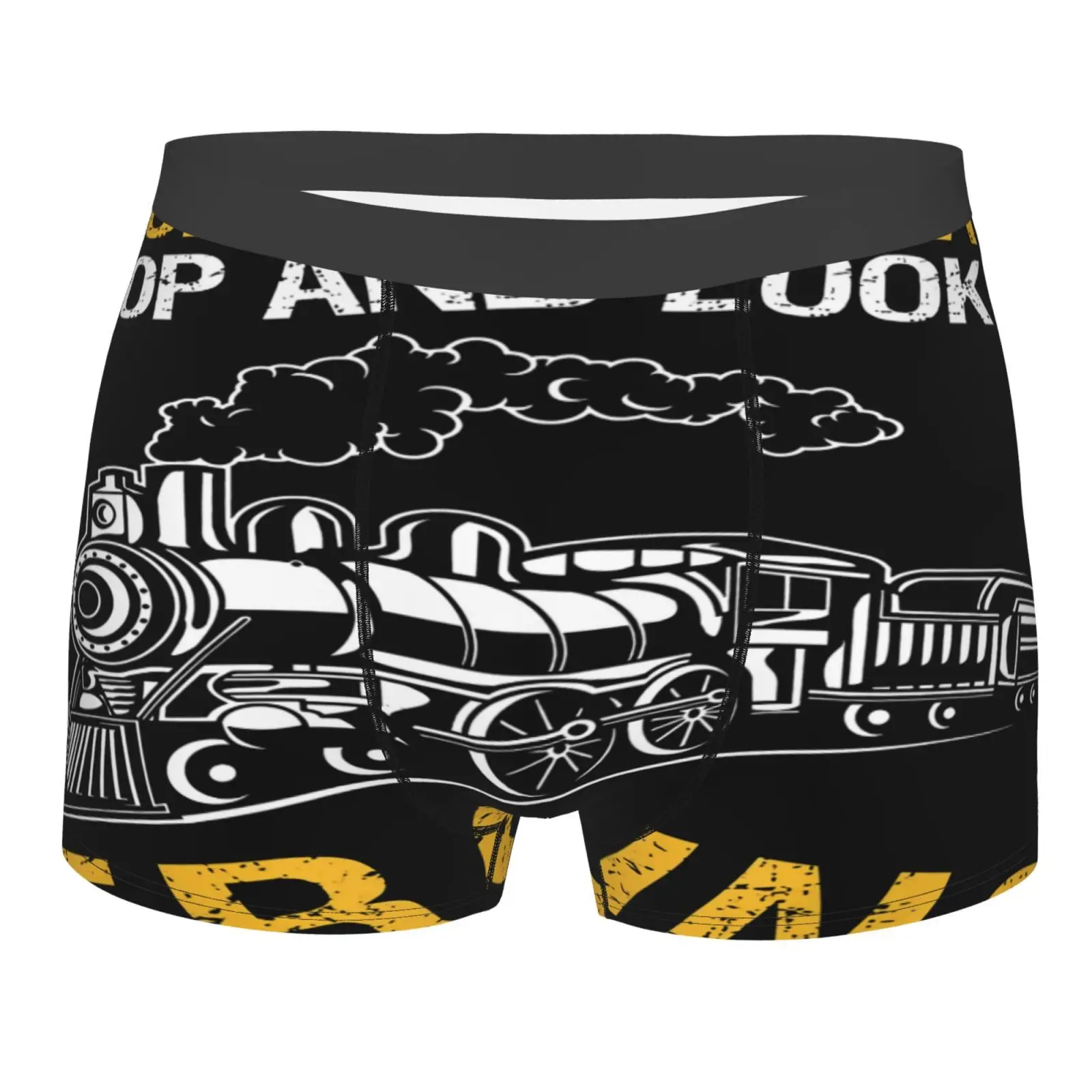 

Мужские трусы-боксеры I Always Stop Look At, мужские трусы, мужское нижнее белье с чехлом, боксеры с карманами