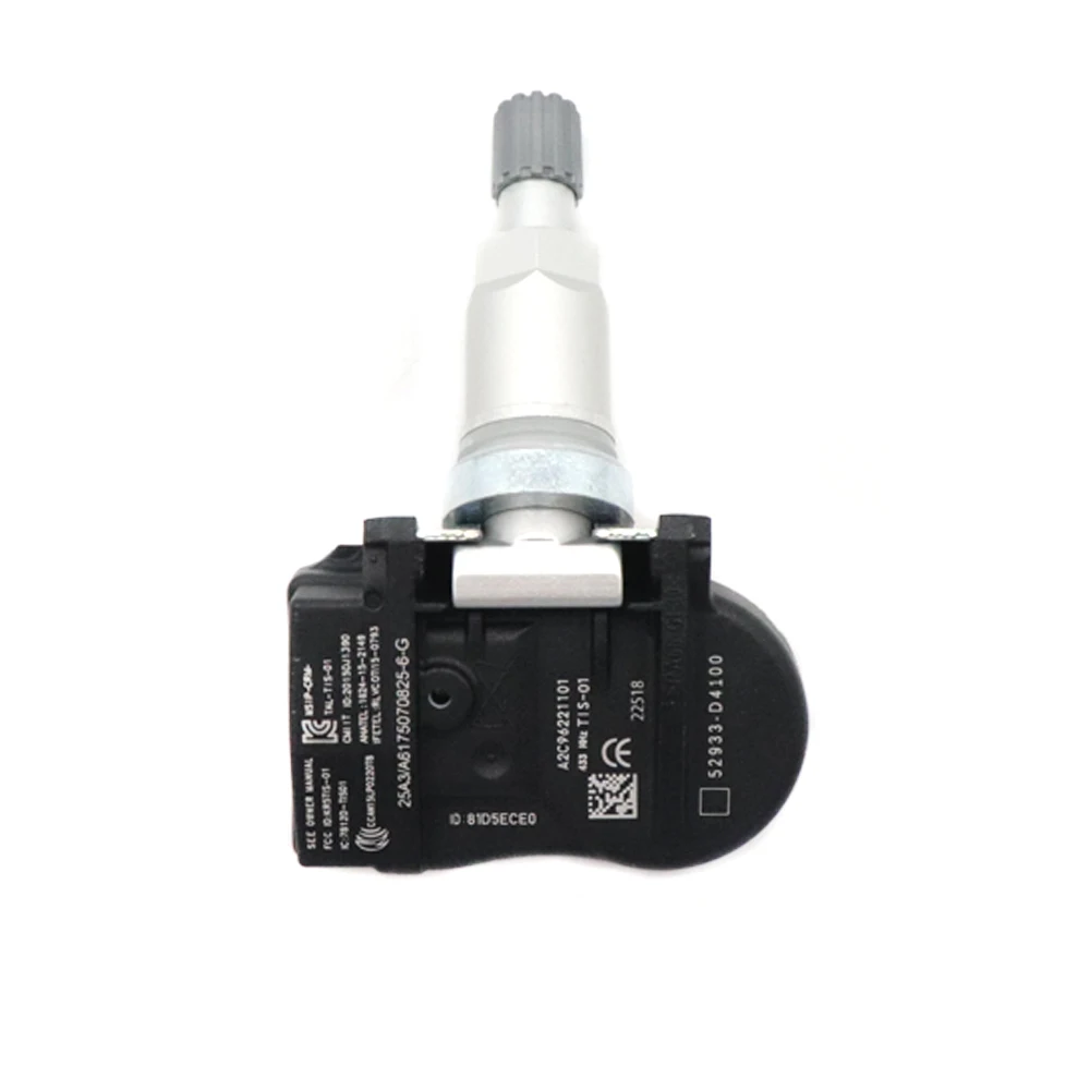 Фото Датчик контроля давления в шинах XUAN TPMS 52933-D4100 для Hyundai Grandeur HG IG Ioniq AE Genesis G90 Kia Optima Soul 2014-2023 №4