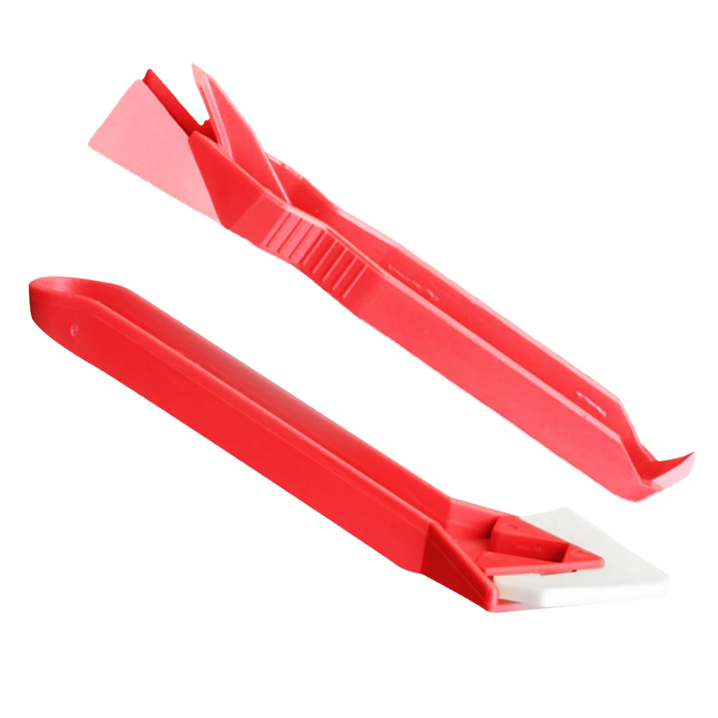 

2pcs/ Set Silicone Glass Corner Scraper Tool Caulking Sealant Finishing Grout Floor Cleaning Tile Dirt Tool Spatula Glue Shovel