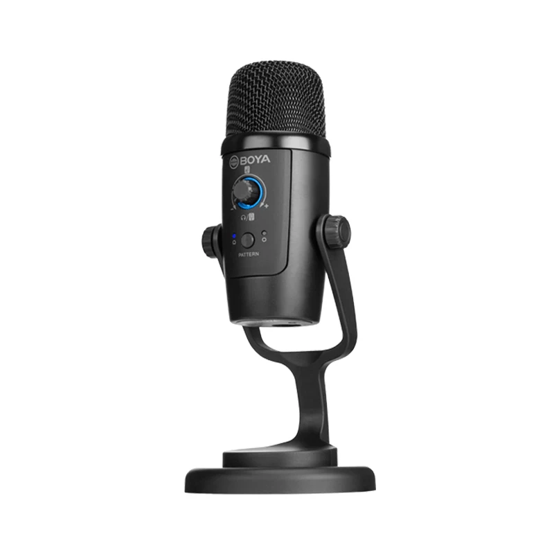 

BOYA BY-PM500 USB Microphone Cardioid/ Omnidirectional Pickup Patterns Mic Desktop Stand Type-C Cable for Home Studio Recording