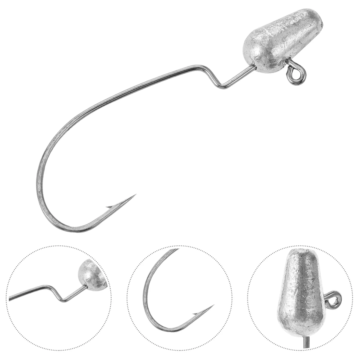 

Hooks Fishing Fish Hook Outdoor Baits Fishhooks Gear Baitheaded Metal Far Cast