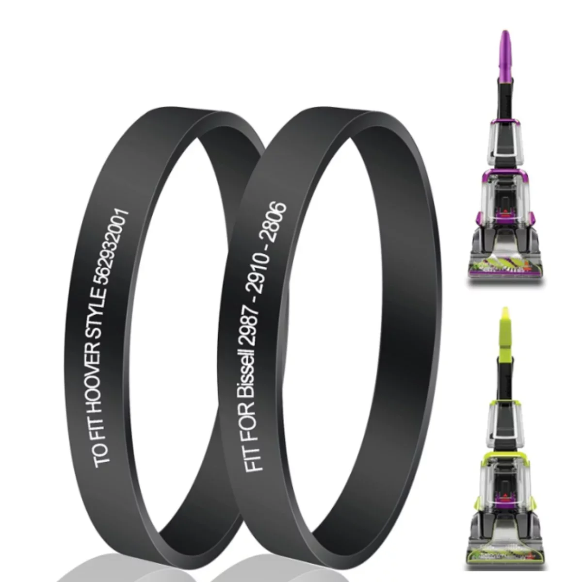 

Vacuum Belt Replacement Model of Beessell Turbo Cleaning Power Brush Light PET Vacuum Cleaner: 2910, 2987, 29878, 2806