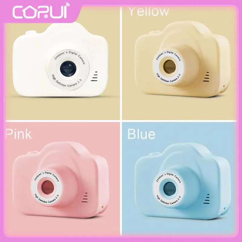 

Kid's Camera Children's Camera Cartoon Digital Camera 400mah 2 Inch Projection Birthday Gift Cute Camera Mini Educational Toy A3