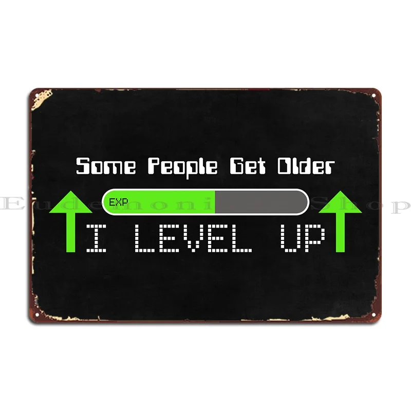 

Игровой плакат уровня вверх, металлический плакат, кинотеатр, дизайнерский кинотеатр, паб, Фреска, клуб, жестяной плакат