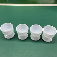 48pc white egg cup holder hard soft boiled eggs holders cups kitchen breakfast egg opener separator kitchen tool accessories