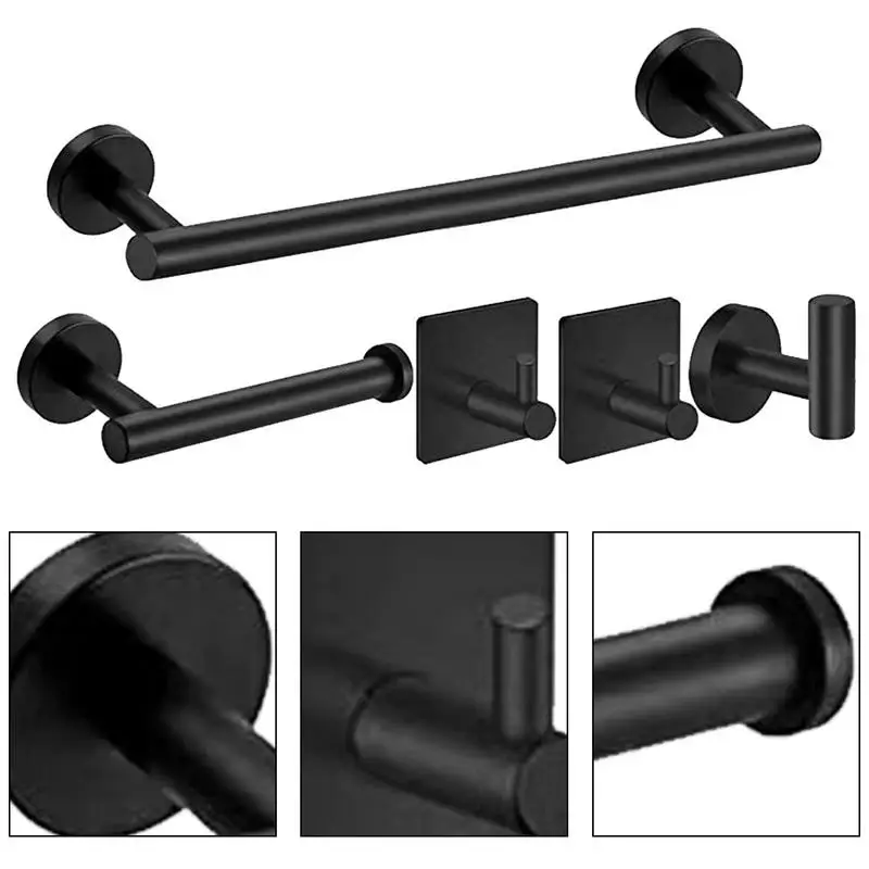 

Bathroom Accessory Set Wall Mounted Bathroom Accessories Kit Hardware Kit Accessories For Washroom Kitchen Living Room Accessory