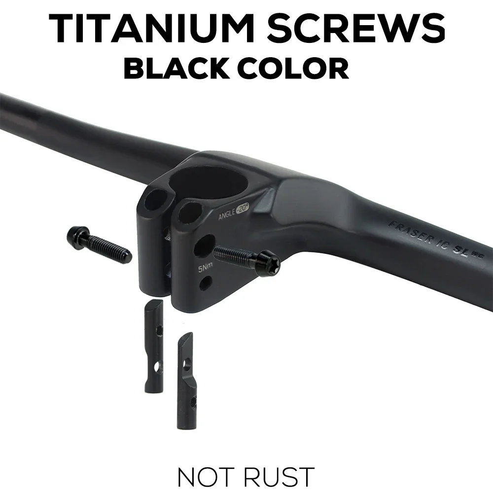 2022 SYNCROS FRASER IC SL WC For Sparks Frame 740MM -20° Full Carbon Fibre Integrated Cockpit MTB Handlebar Titanium screws