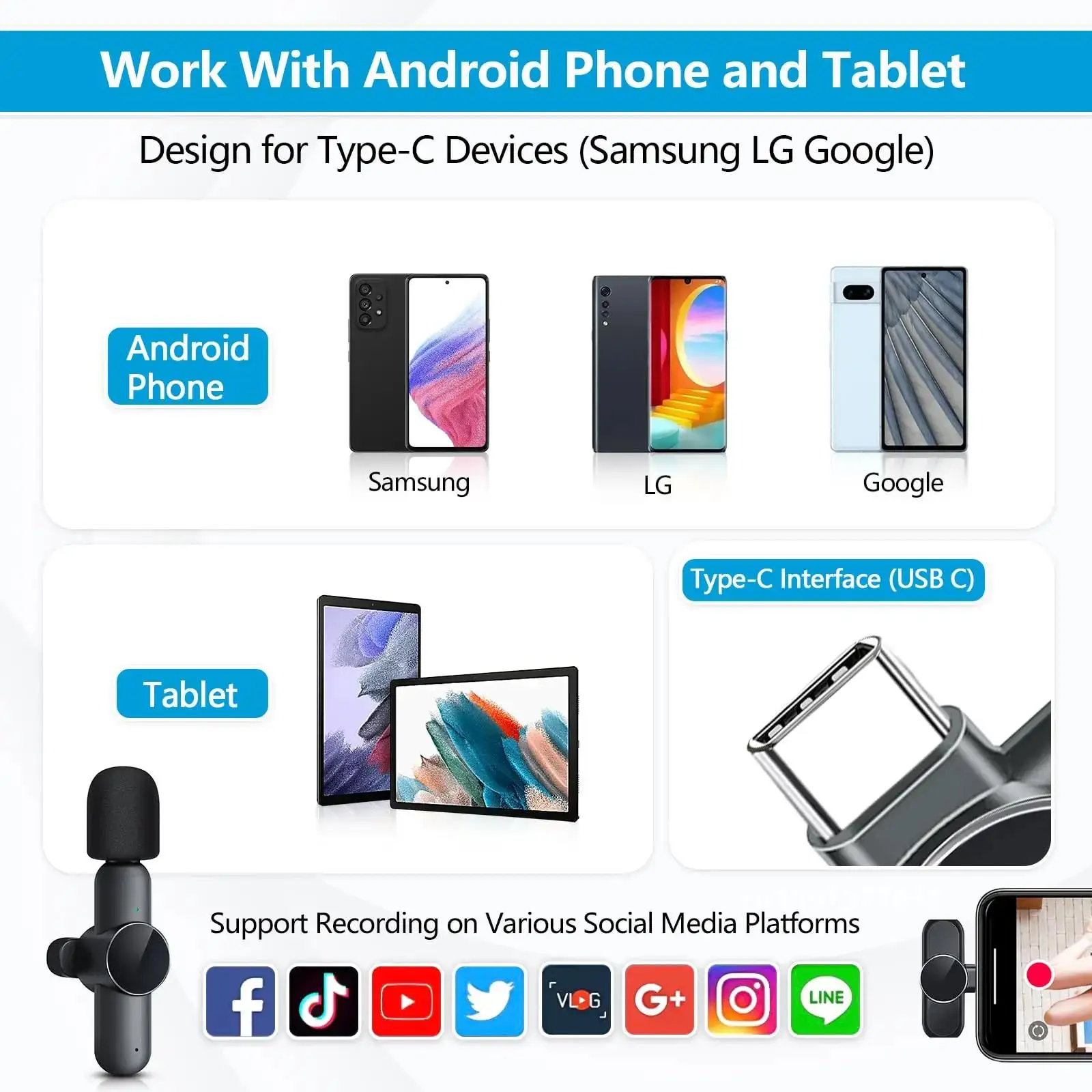 Беспроводные петличные микрофоны JOCEEY K3