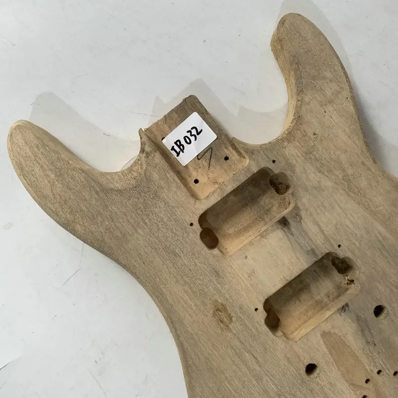IB032 Nature Solid Basswood для струн через корпус электрогитары HH звукосниматели замены и DIY