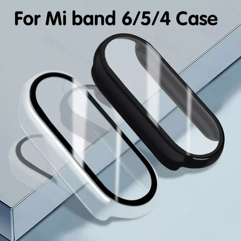

Case for Xiaomi mi band 7 6 5 4 3 NFC Full Cover Screen Protectors For Mi band 7 6 5 4 Protectors Film Miband Glass