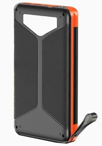 Складной внешний аккумулятор Poverbank 20000 мАч с 3-панельным беспроводным внешним аккумулятором Qi