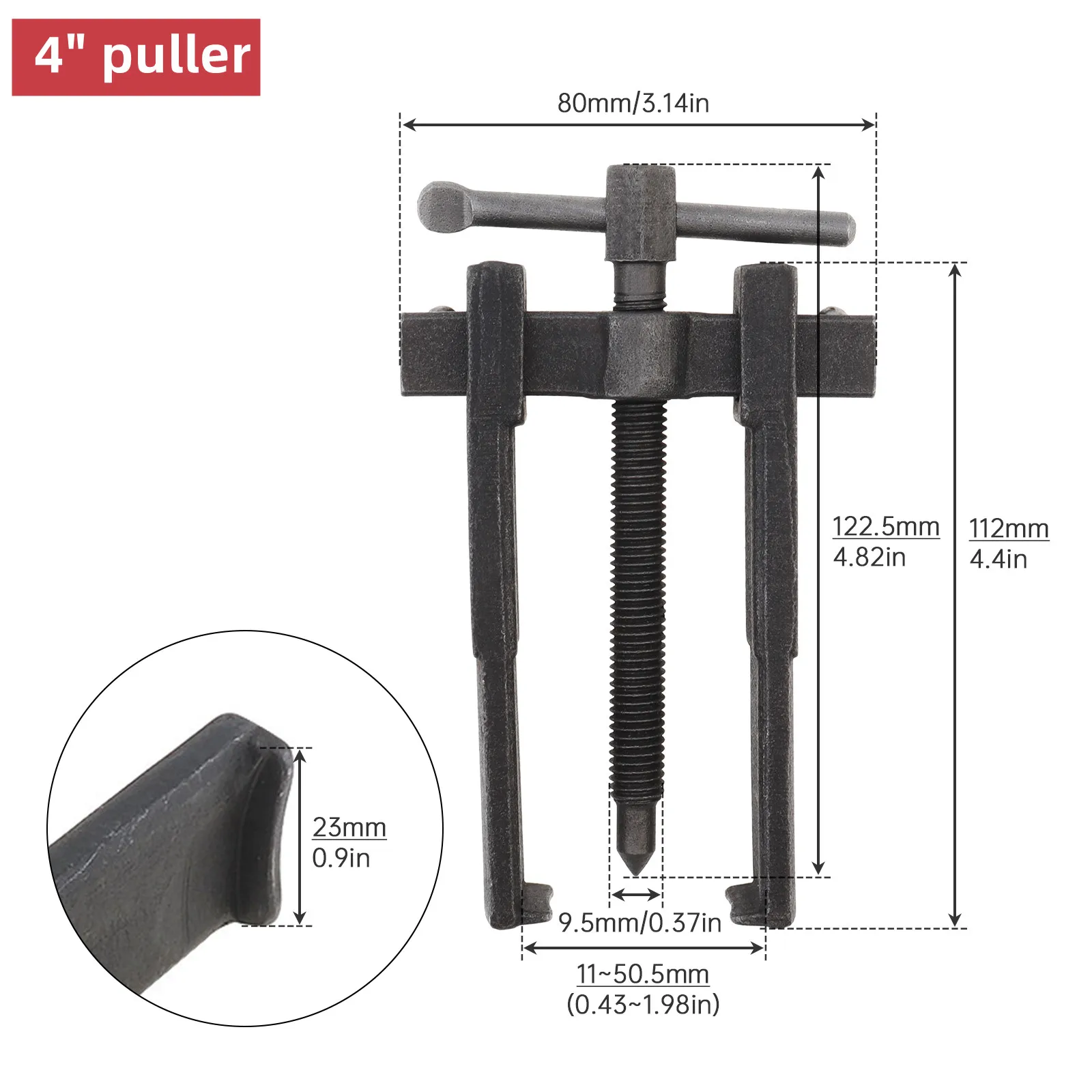 3/4/6/8/10 дюймов 2-кулачковый съемник, инструмент для снятия подшипников, регулируемый автомобильный съемник внутреннего внешнего подшипника, экстрактор, инструмент для авторемонта