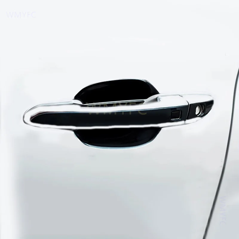 Черная дверная ручка из нержавеющей стали для Mitsubishi Eclipse Cross 2018 2019 защита от