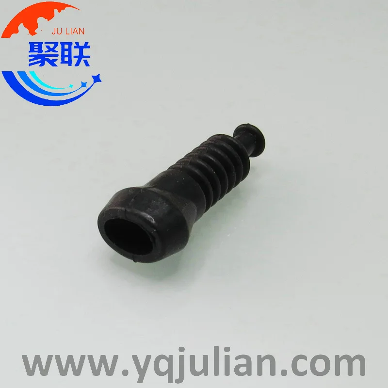 Auto 2pin rubber boot rubber cover plug dust-proof sheath cover cap for 1.5 HID type waterproof wiring connector