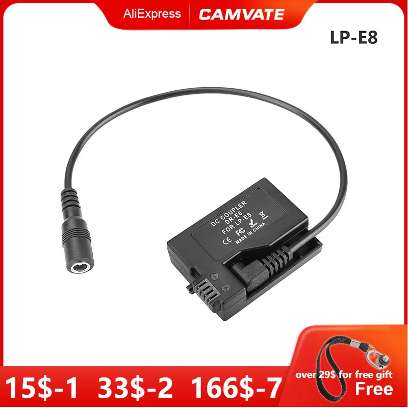 

Вспышка для фотоаппарата с кабелем питания 2,1 мм для Canon EOS 550D 600D 650D 700D