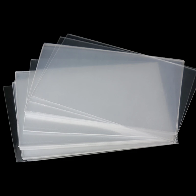 

H55A 50pcs Transparent CPP Card Film 3 Inch Album Binder Cards Cover Photocard Protector Protective Film Holder